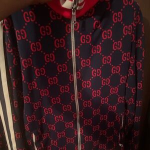 Gucci track zip up jacket 350